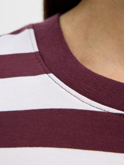 Slfessential Ss Striped Boxy Tee Noos