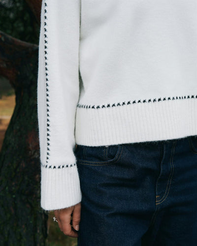 Roeme knit stitch blouse
