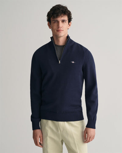 Casual Cotton half zip