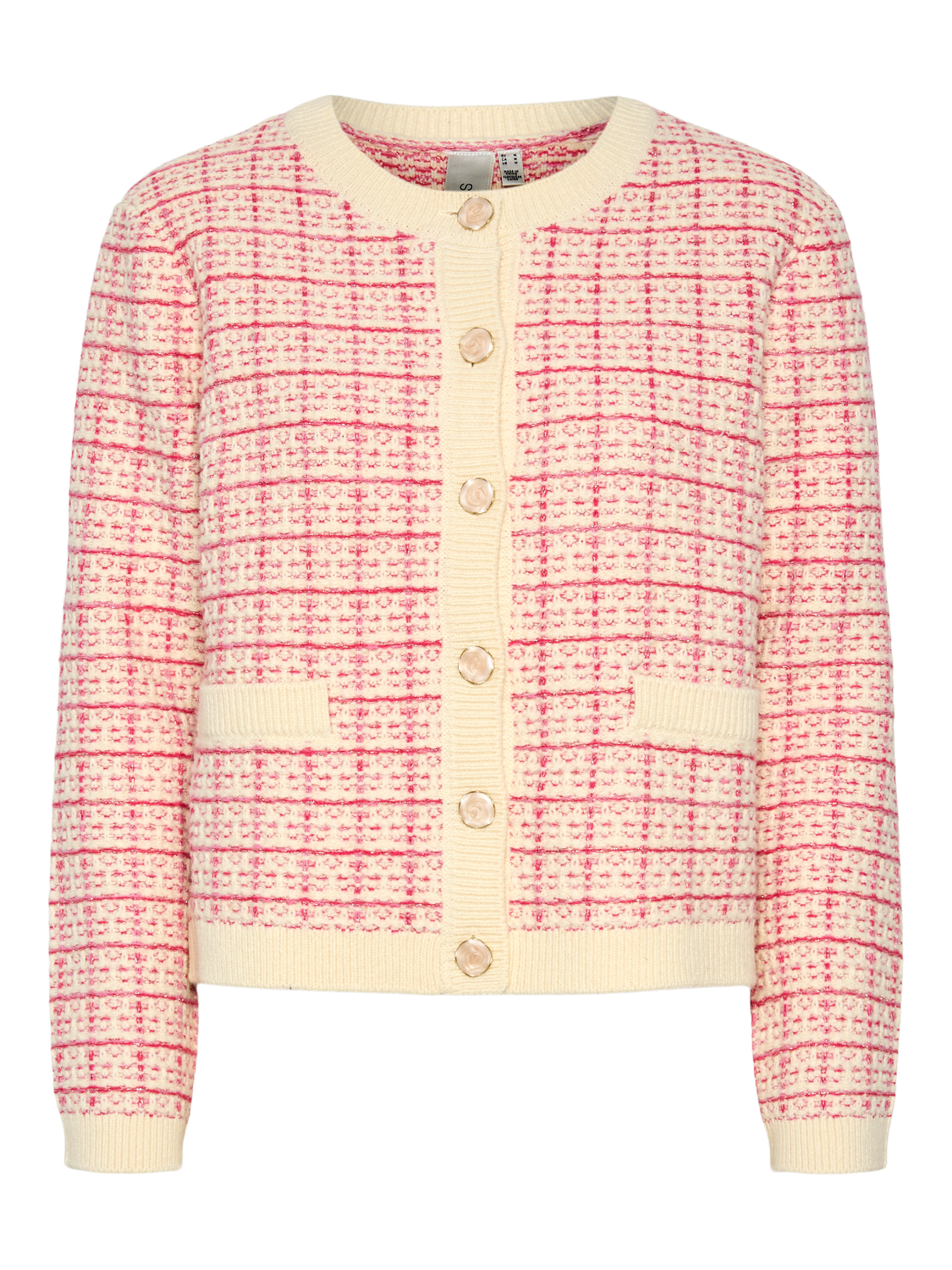 Yaslivia Ls Short Knit Cardigan