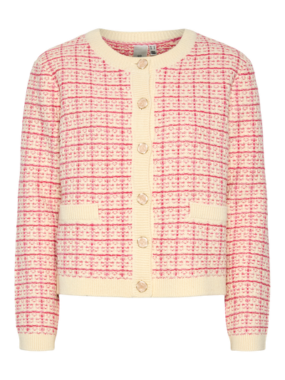 Yaslivia Ls Short Knit Cardigan