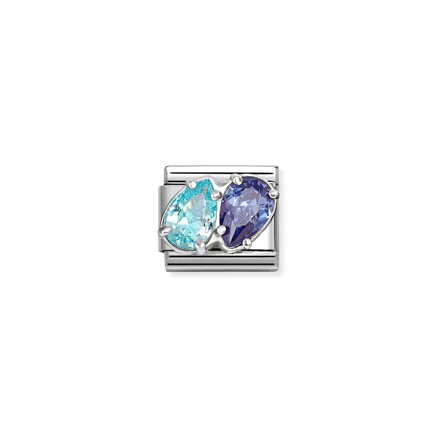 Light blue-blue Double Drops