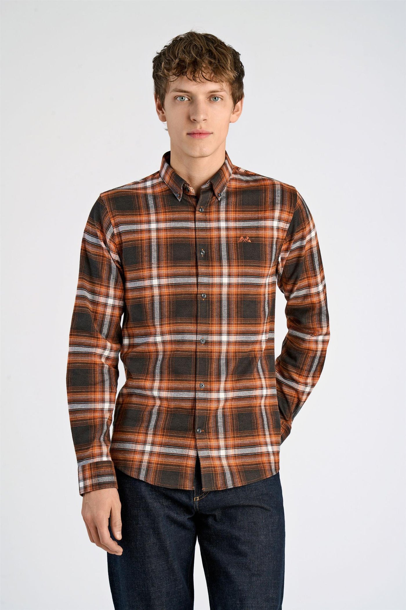 Brushed Checked shirt l/s