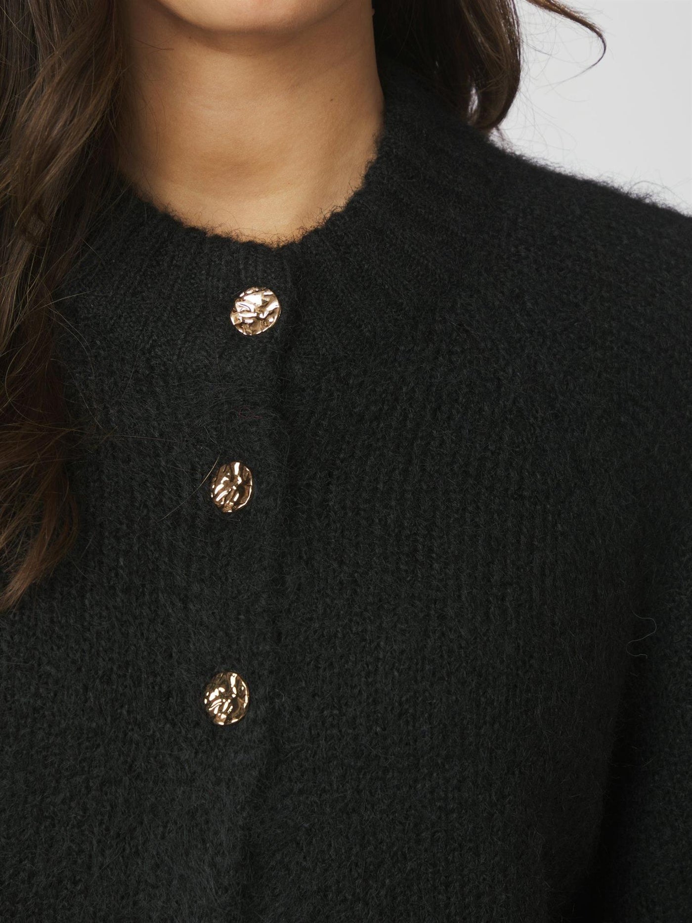 Benuta fluffy knit cardigan
