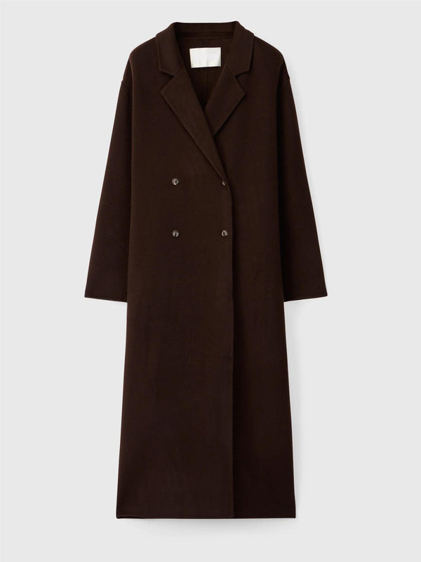 Double wool lounge coat