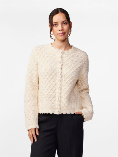 Yasbubble Ls Knit Cardigan  S.