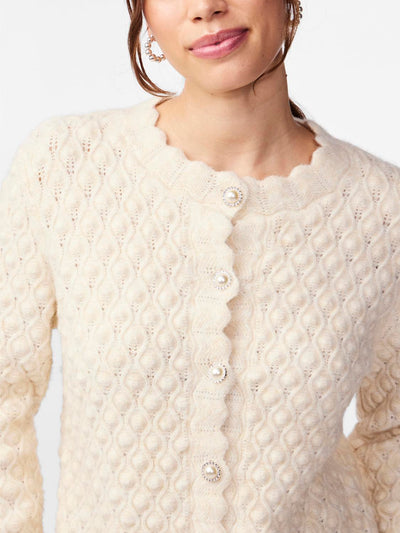 Yasbubble Ls Knit Cardigan  S.