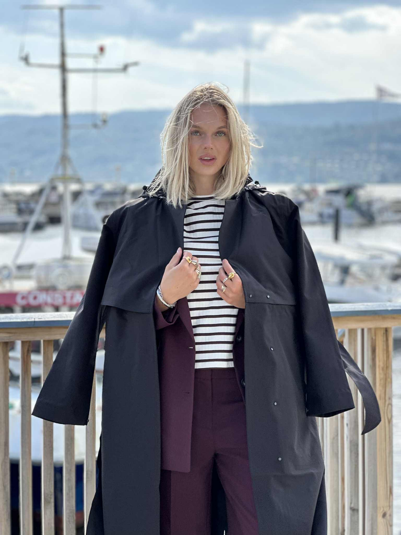 Slfaline Tech Trenchcoat