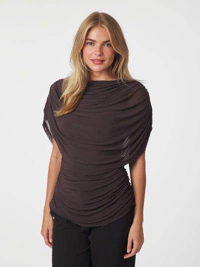 Cottuna Drapy Mesh Top