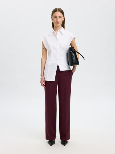 Slfrita Mw Wide Pant Mel