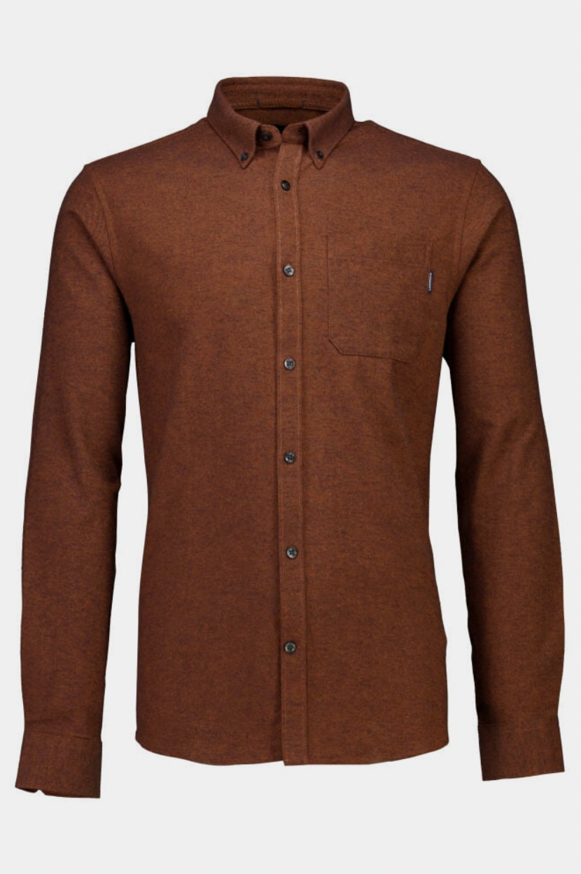 Brushed twill shirt