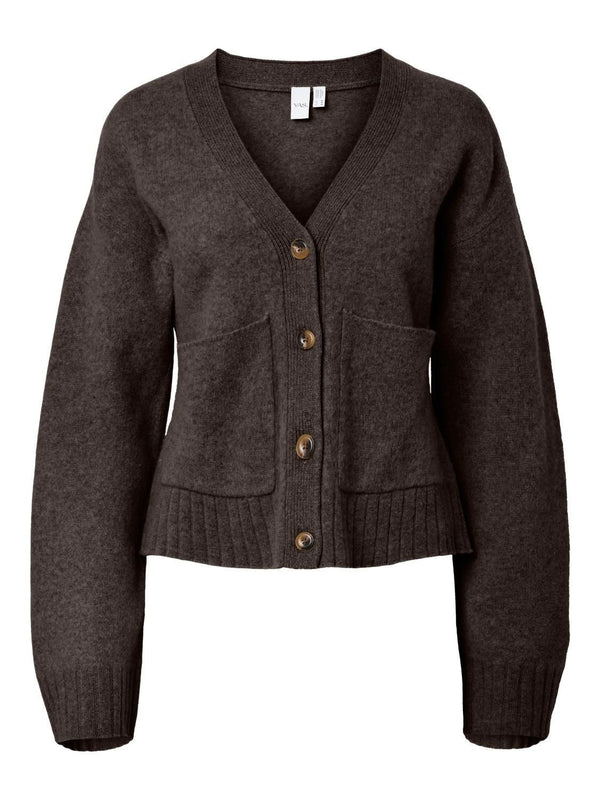 Yasemila Ls Wool Knit Cardigan