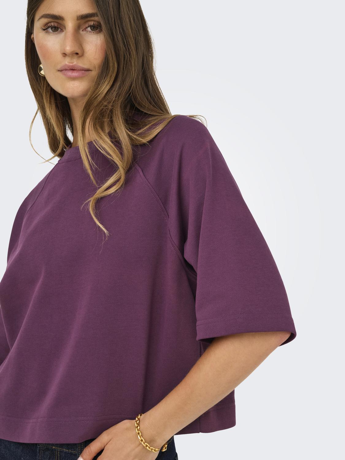 Onldasie 2/4 O-Neck Raglan Ub Cs Swt