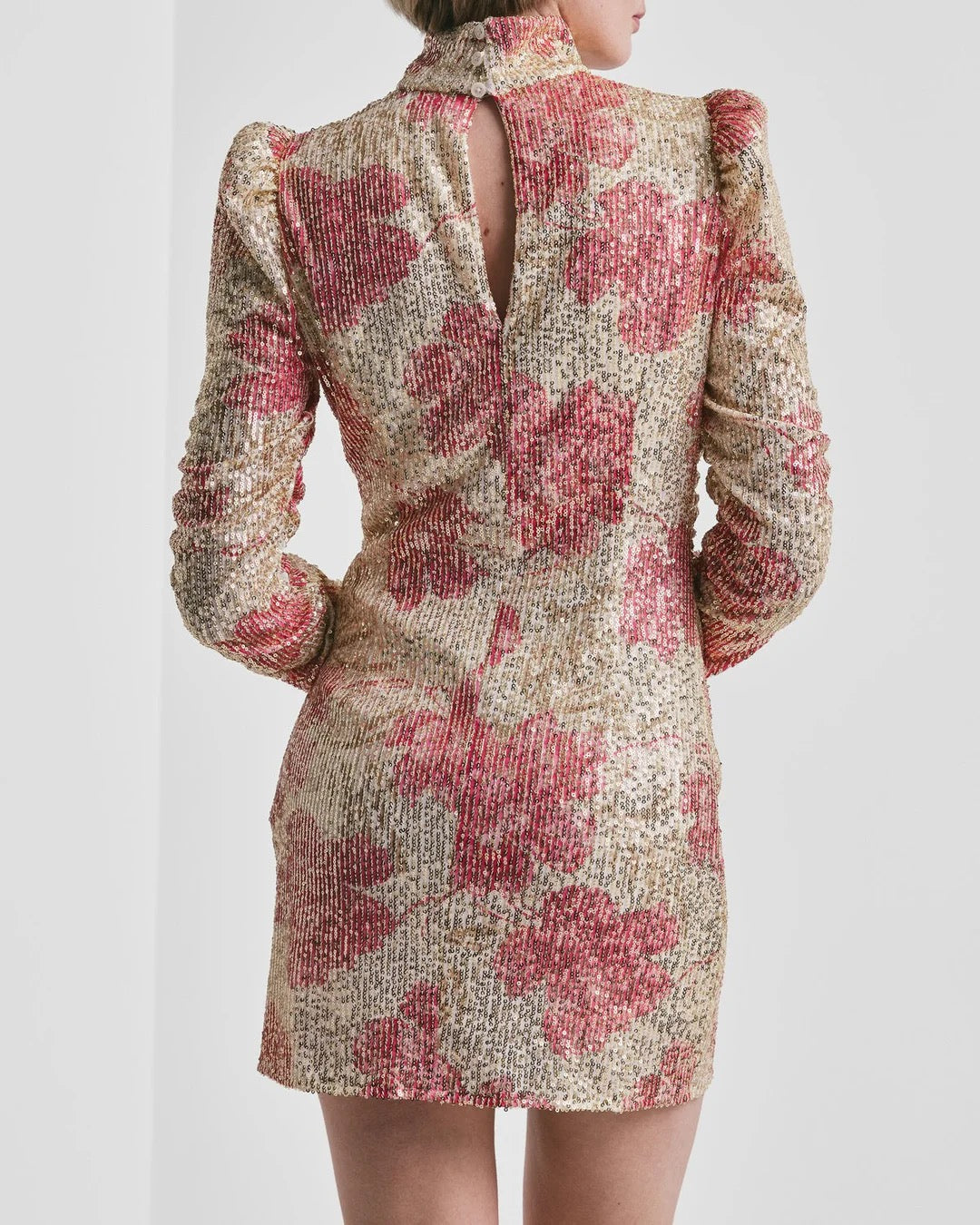 Sequins Rouching Dress