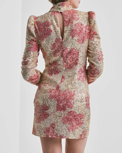 Sequins Rouching Dress