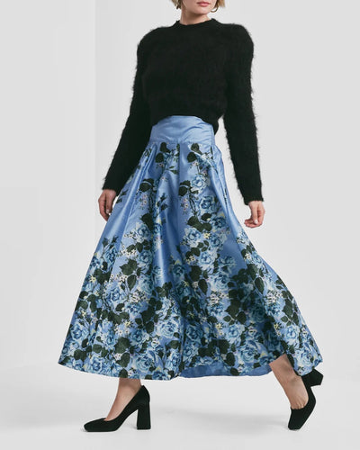 Taffeta Maxi Skirt