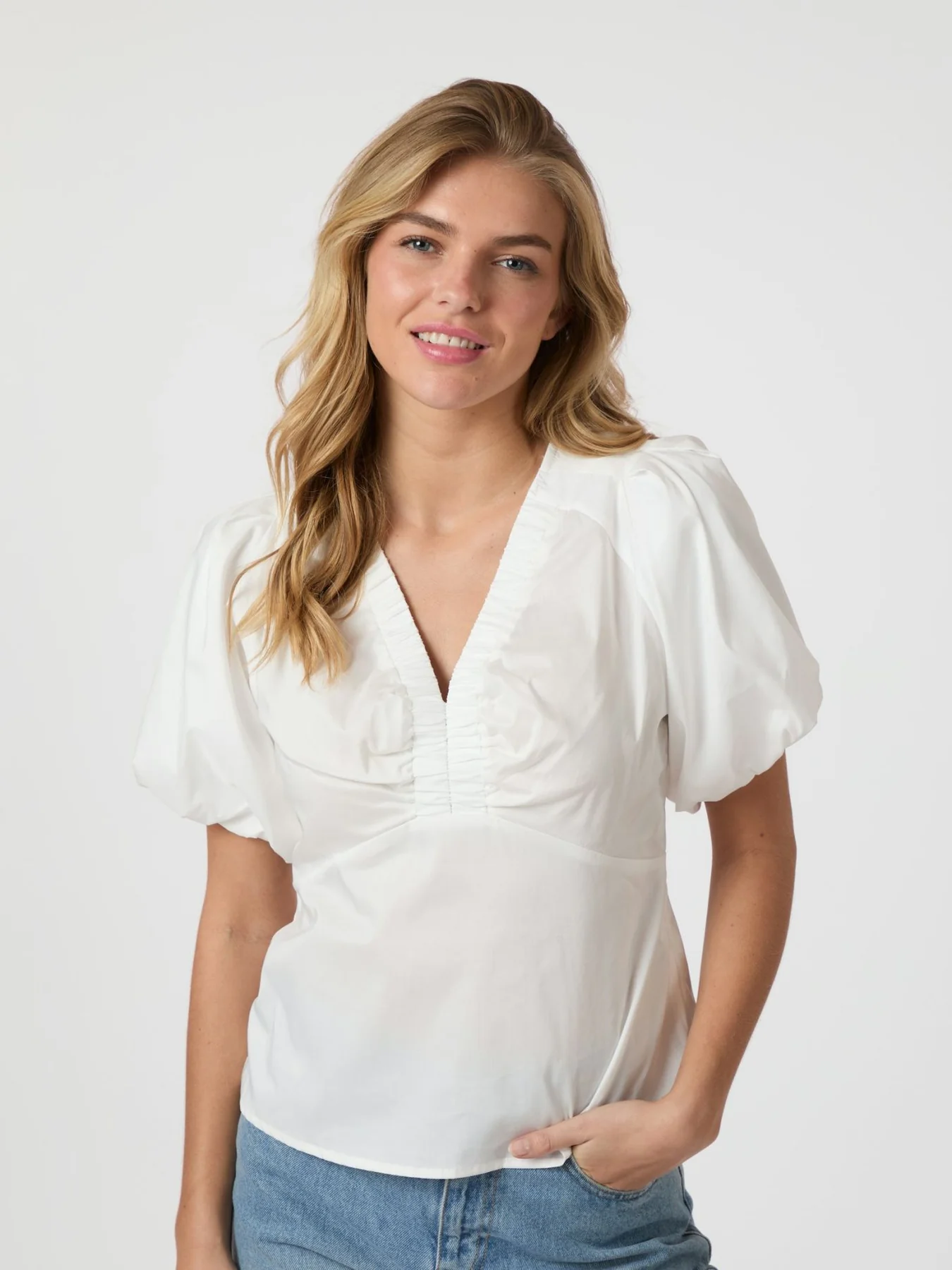 Irina poplin blouse