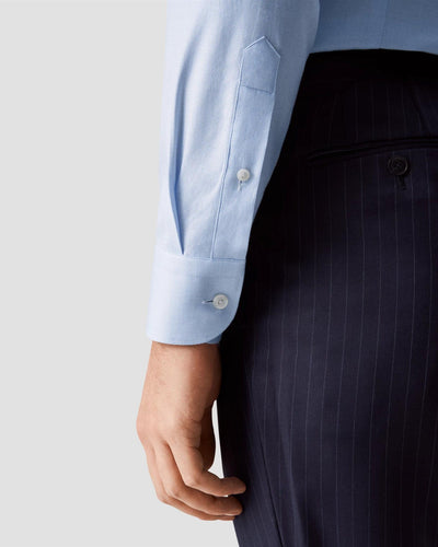 Melange Semi Solid Fine Twill Slim Fit