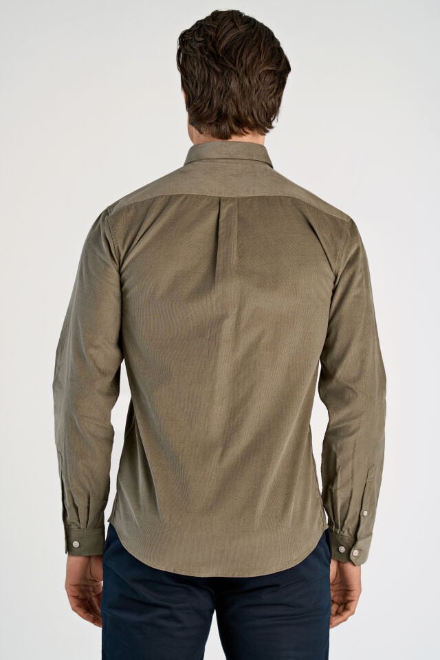 Fine corduroy shirt l/s