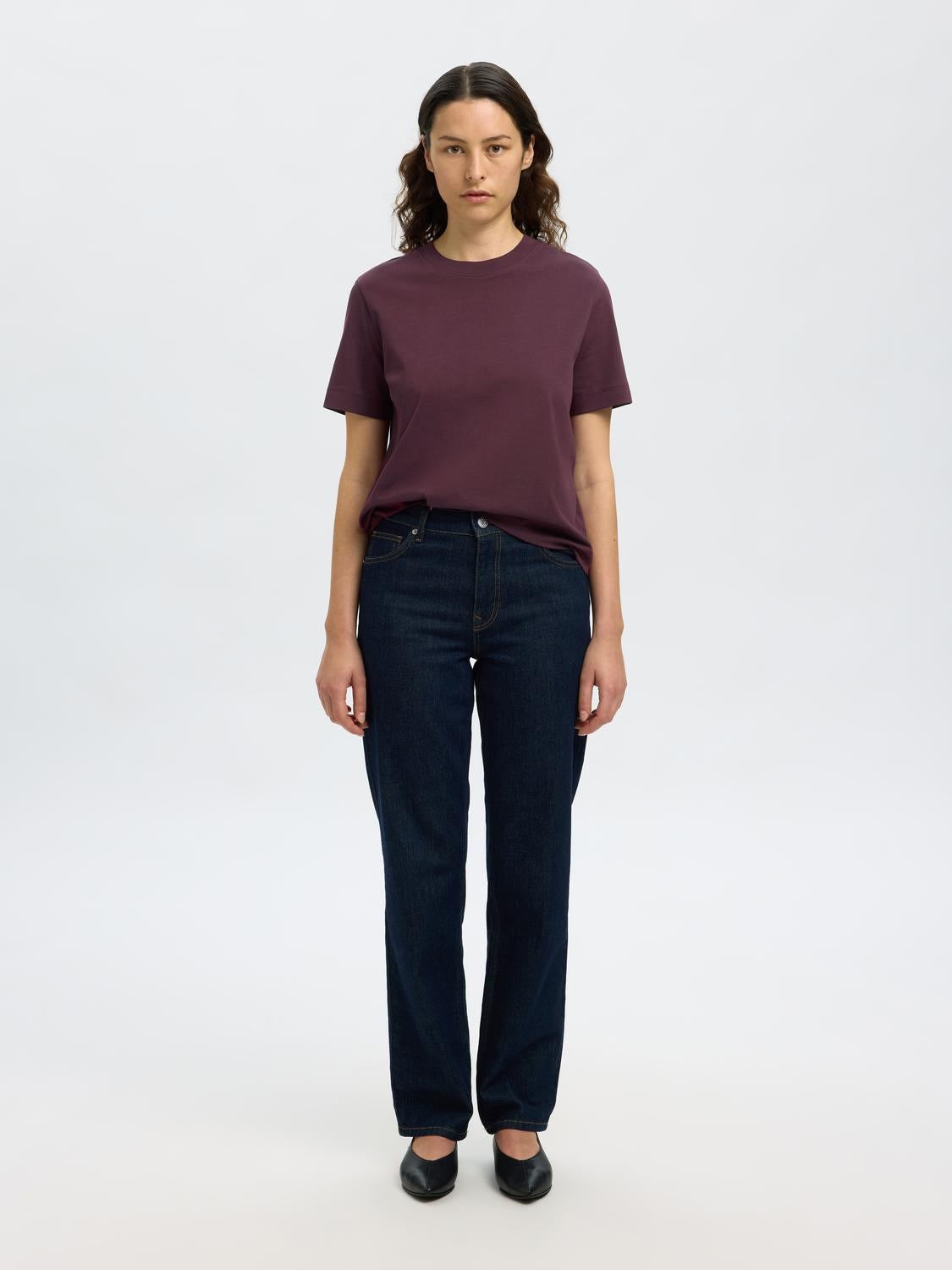 Slfessential Ss Boxy Tee