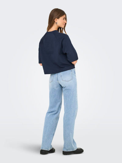 Onldasie 2/4 O-Neck Raglan Ub Cs Swt