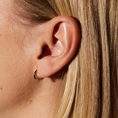 X-SMALL GOLD HOOPS