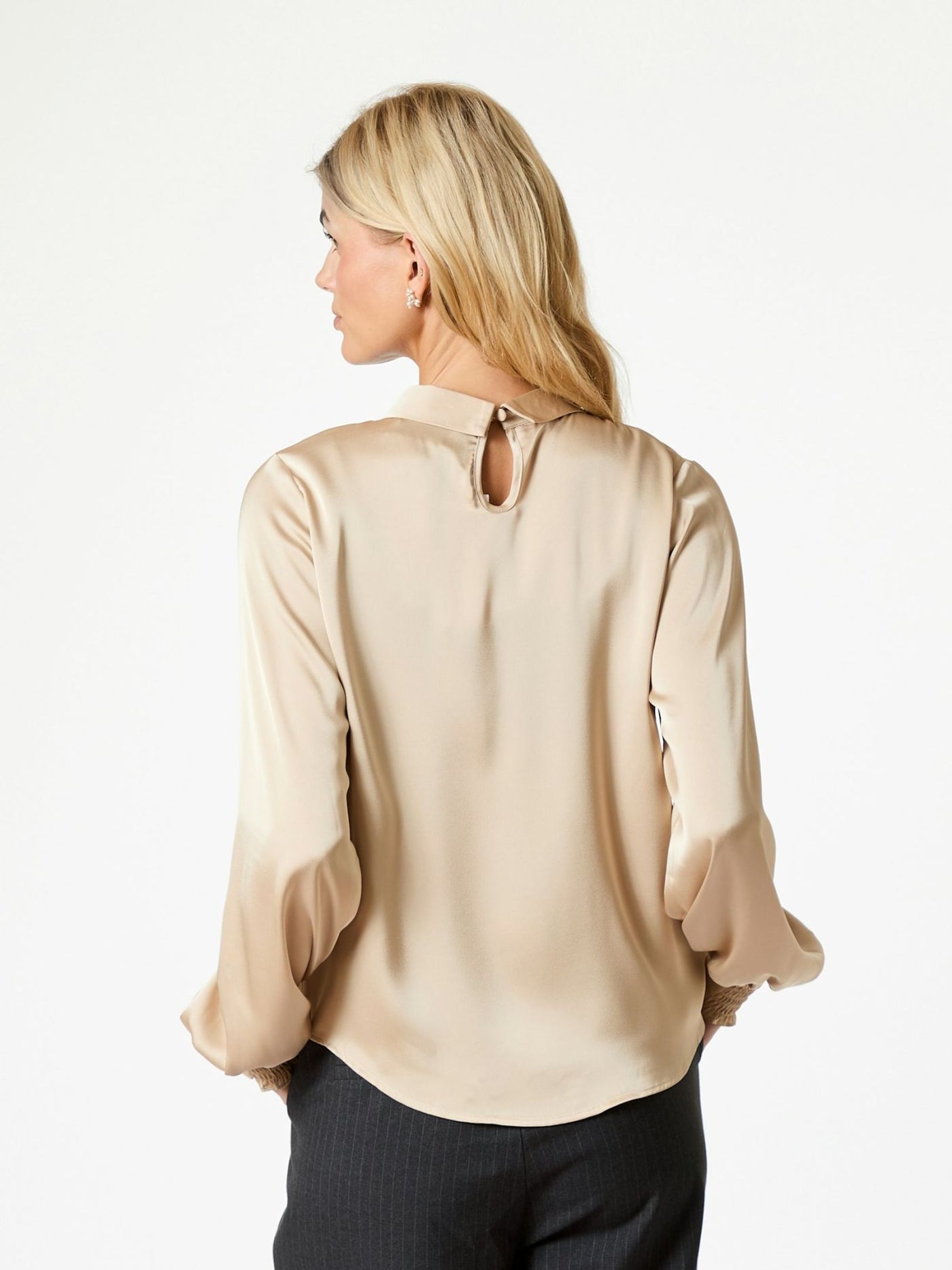 Fairy Drapy satin blouse