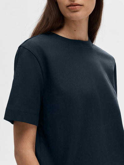 SLFESSENTIAL SS BOXY TEE