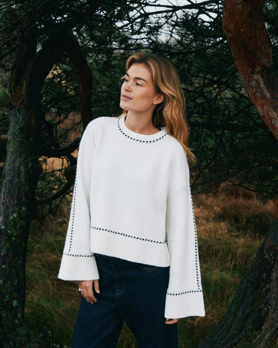 Roeme knit stitch blouse