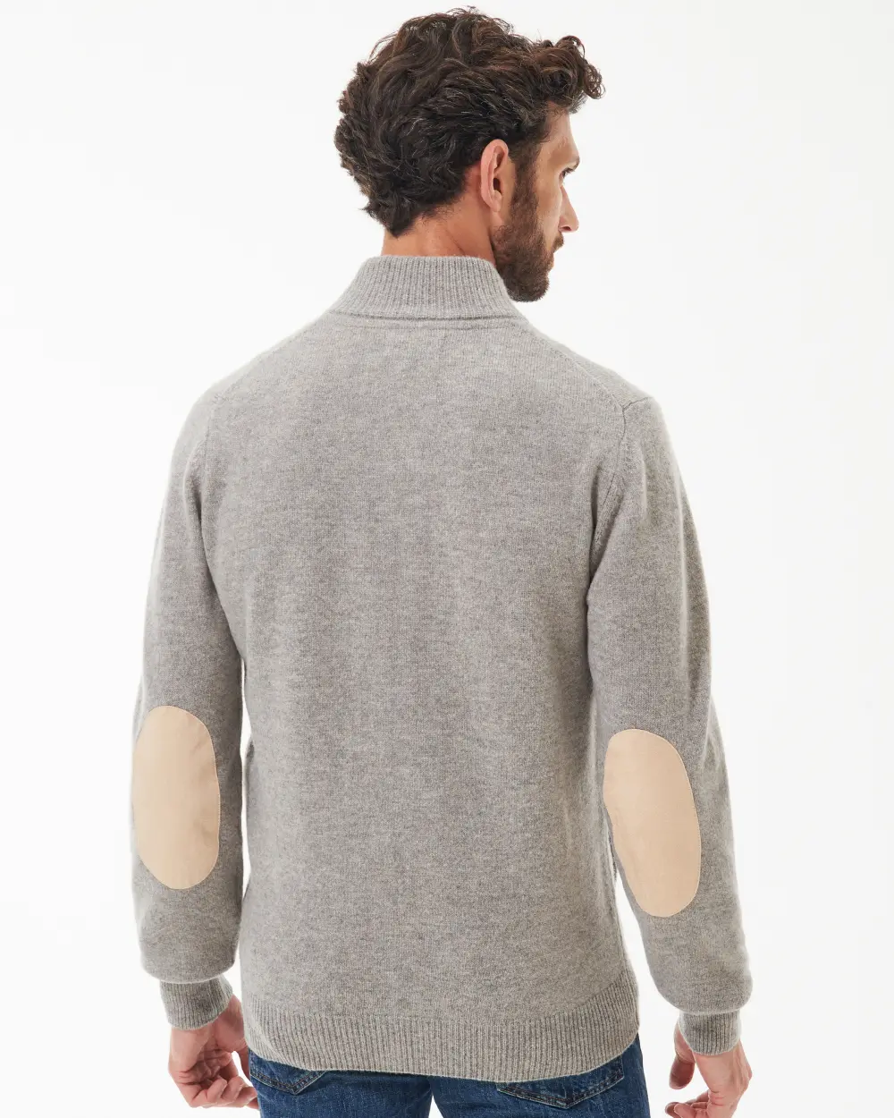 Essent Patch Zip Through Knitted Jumper