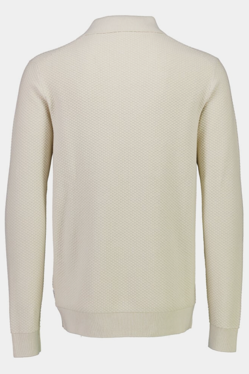 Structure knit w collar