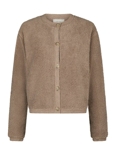 Limo fluffy knit cardigan