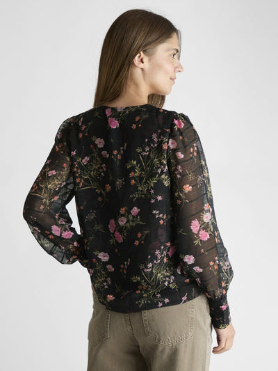 Mahra Flower Print Blouse