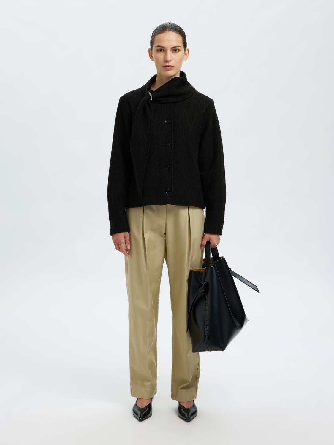 Slfdarla Ls Knit Jacket