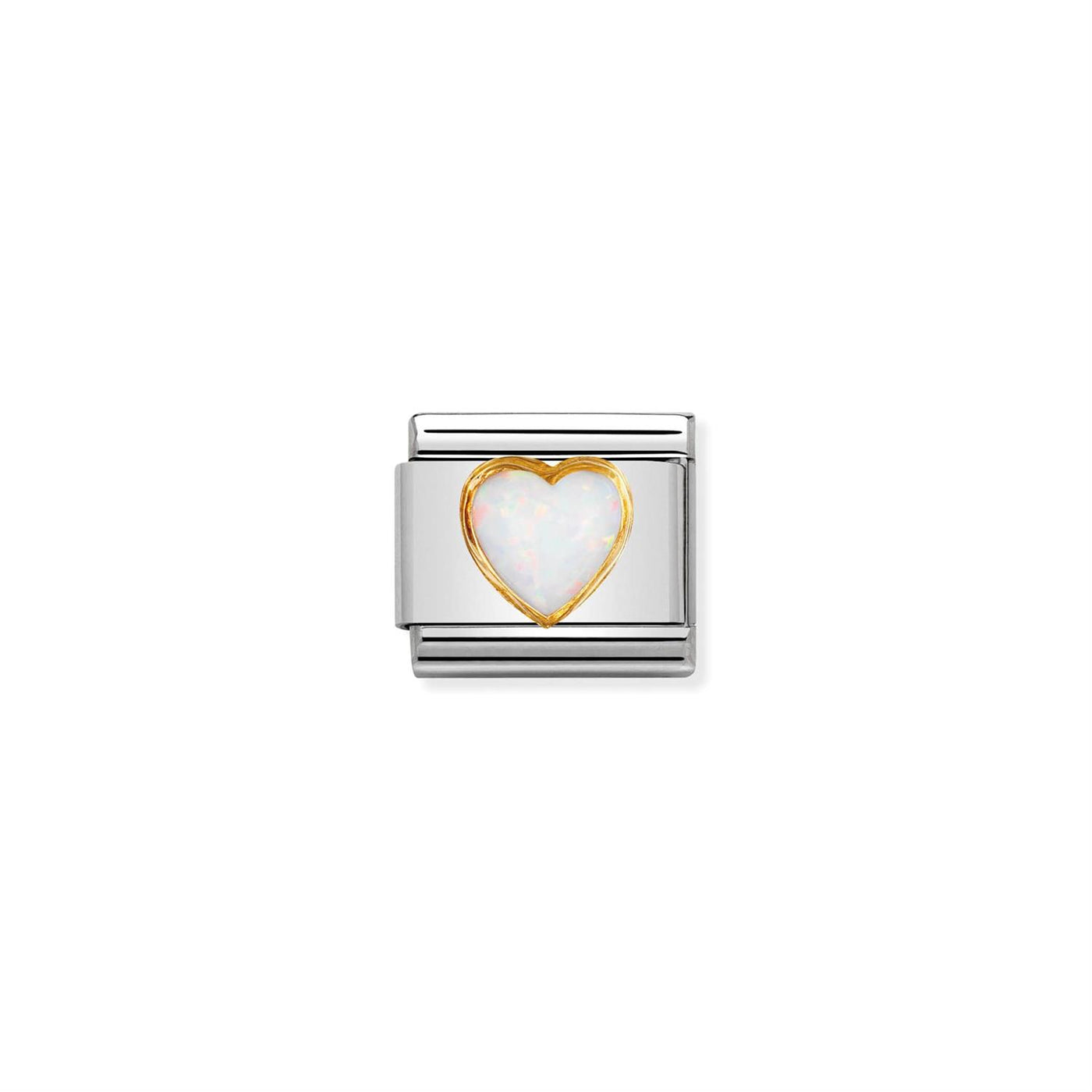 Heart Stones White Opal