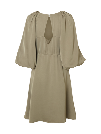 Slflaurina 3/4 short open back dress