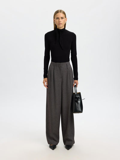 Slflina Lano Ls High Neck Top