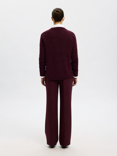 Slflulu Ls Knit O-Neck
