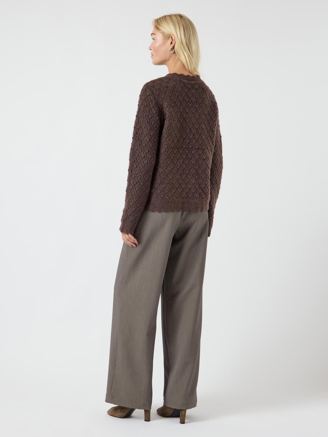 Yasbubble Ls Knit Cardigan  S.
