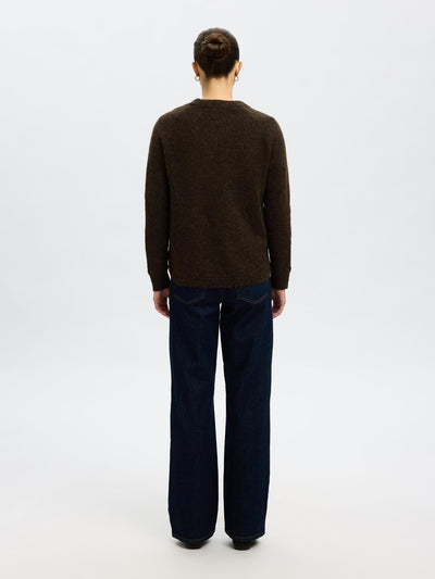 Slflulu Ls Knit O-Neck