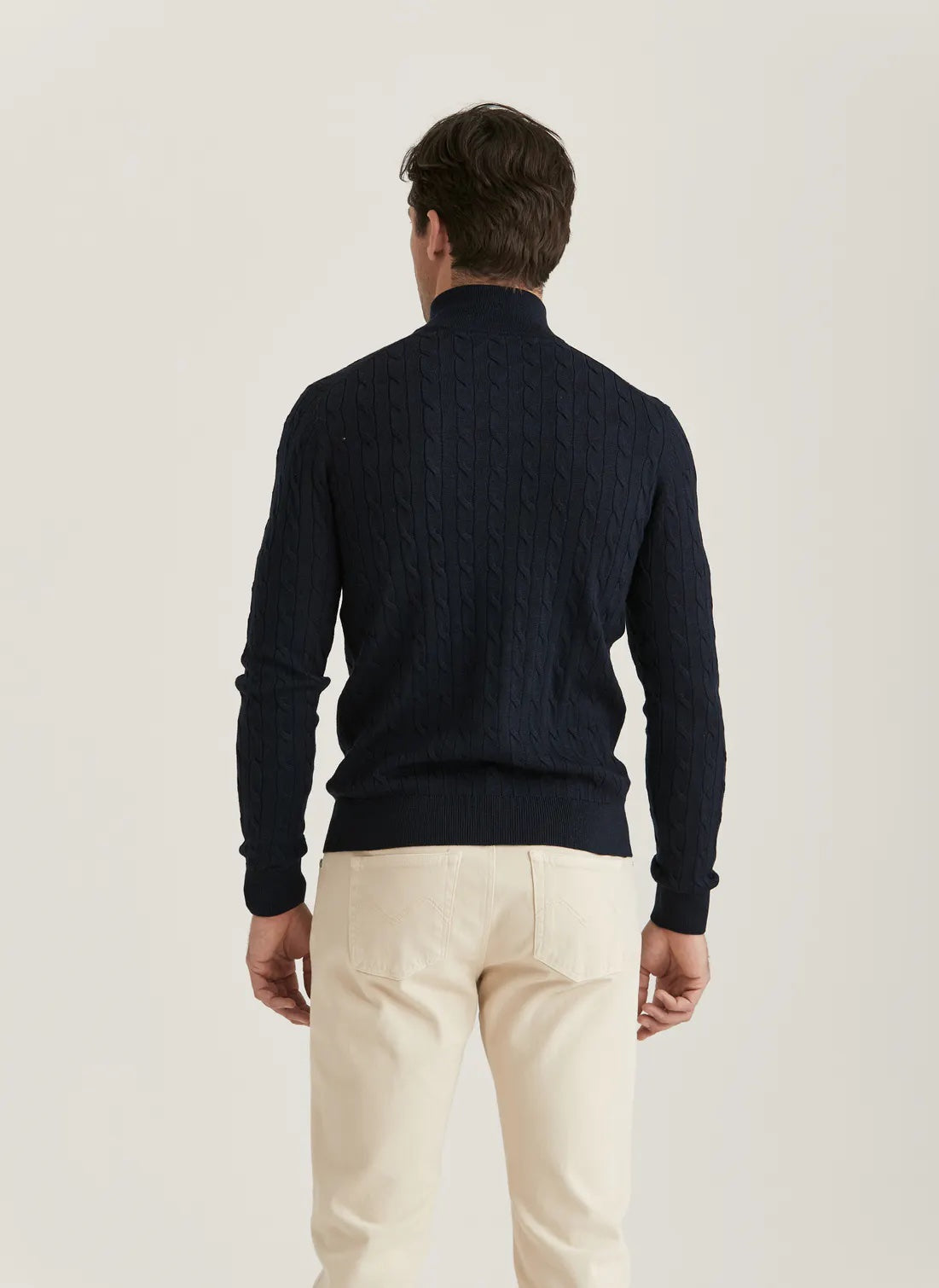 MERINO CABLE JOHN ZIP