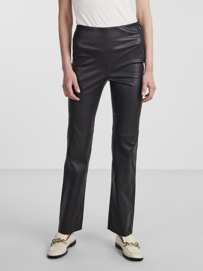 YASZellu bootcut leather pant