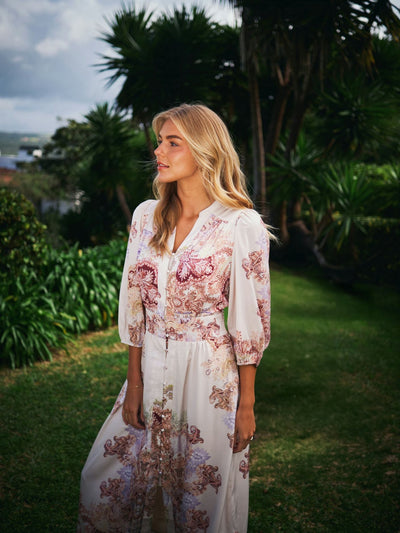Stellar artist paisley dress