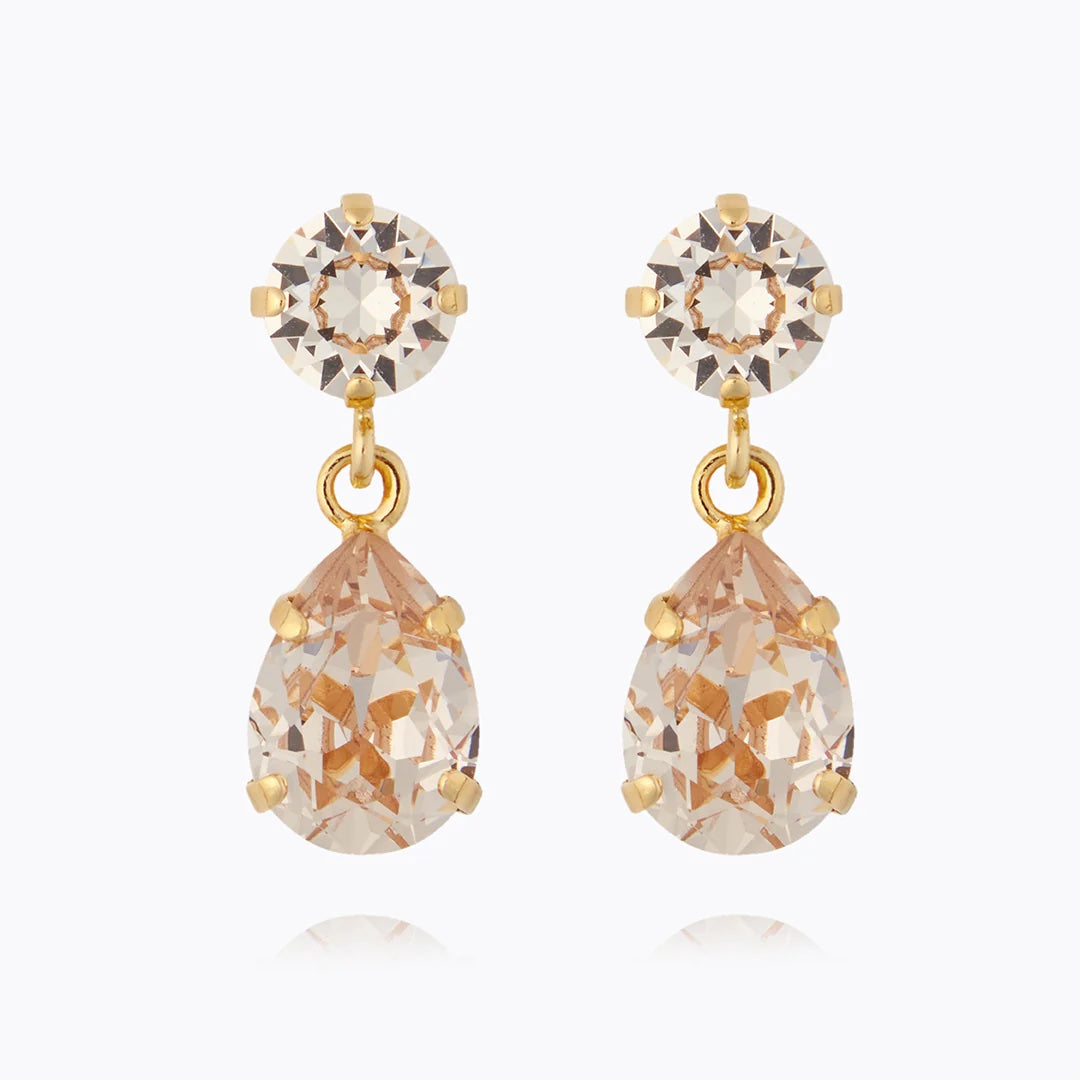 Mini Drop Earrings Gold