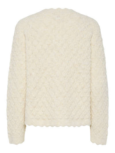 Yasbubble Ls Knit Cardigan  S.