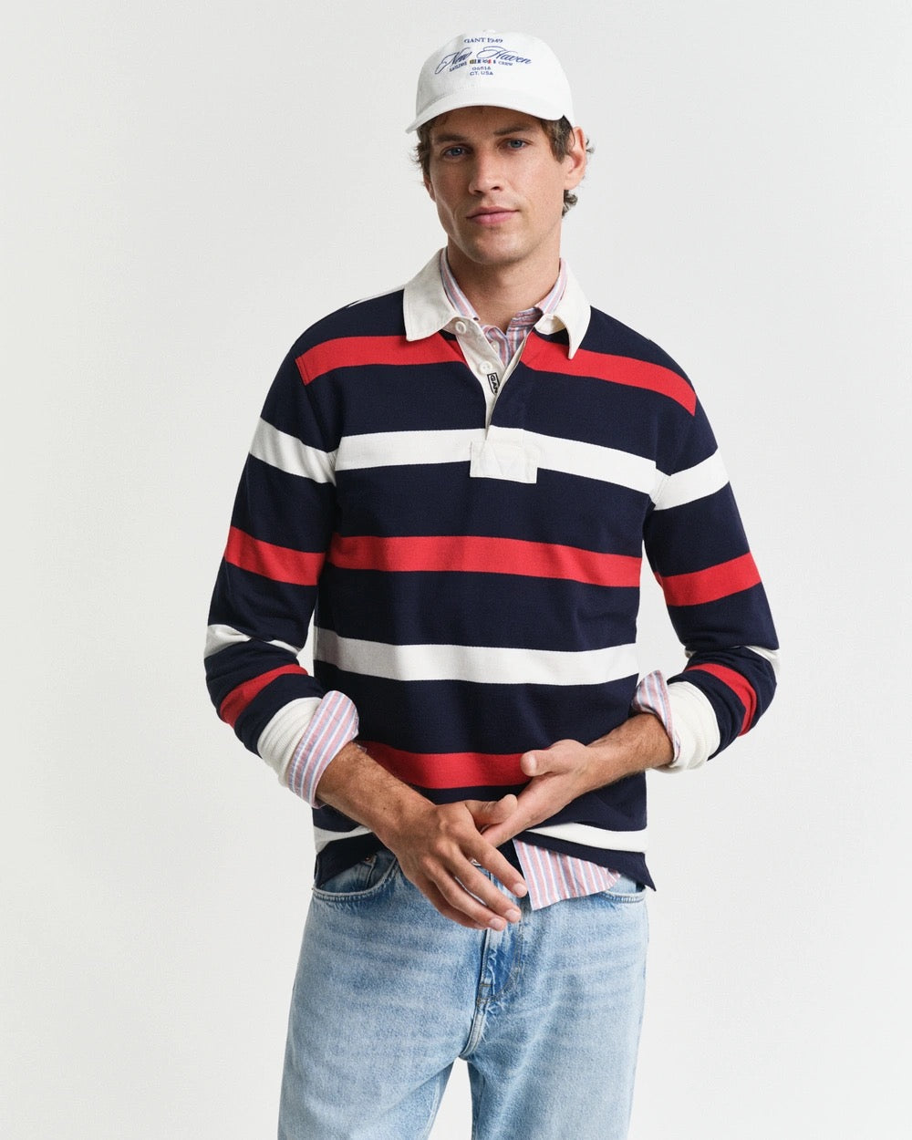 Retro stripe heavy rugger