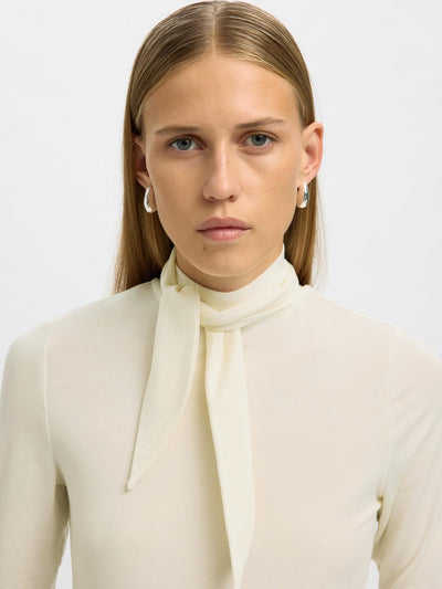 Slflina Lano Ls High Neck Top