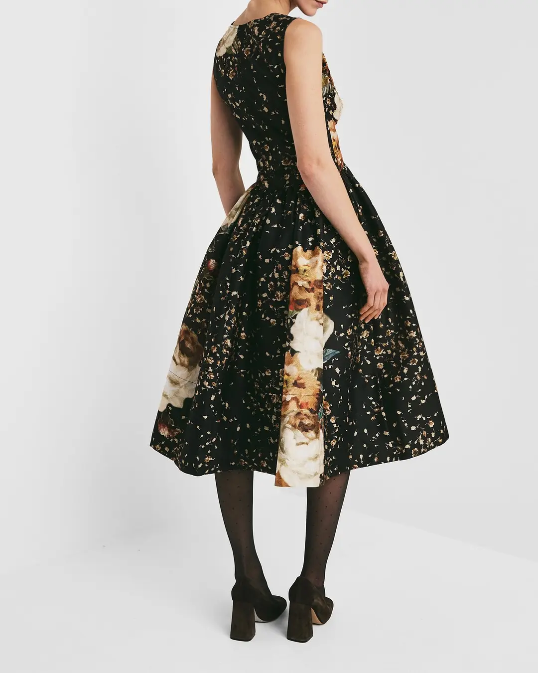 Taffeta Midi Dress