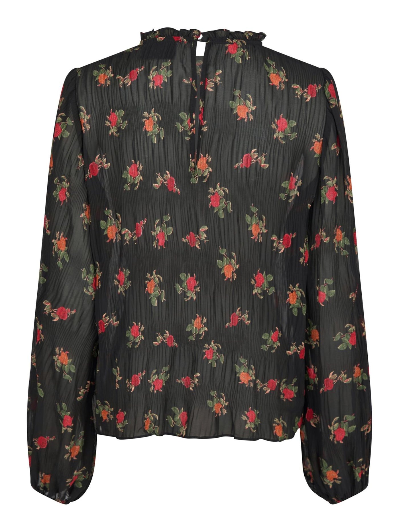 Lovise Plissé Flower Blouse