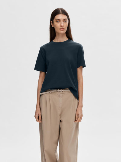 SLFESSENTIAL SS BOXY TEE